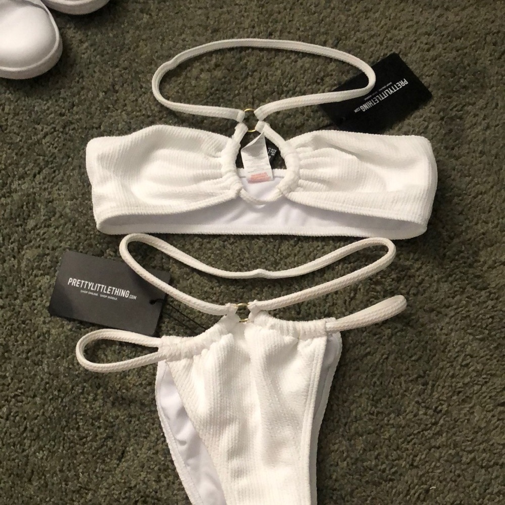 Sold out PRETTY LITTLE THING WHITE BIKINI